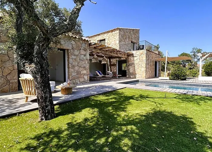 Villa Bergerie Piana D'architecte Neuve, 8 Pers, Piscine Chauffee, A 10 Min