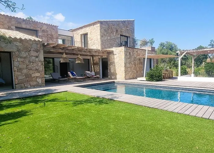 Bergerie Piana D'architecte Neuve, 8 Pers, Piscine Chauffee, A 10 Min Gialla
