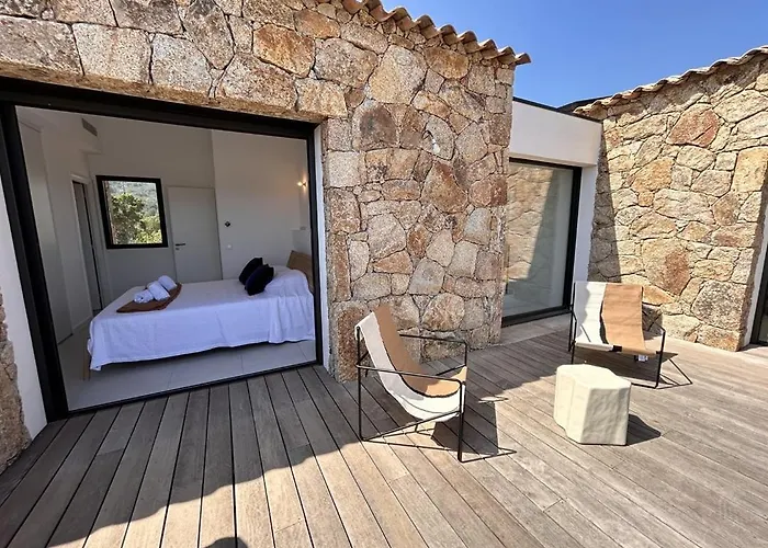 Bergerie Piana D'architecte Neuve, 8 Pers, Piscine Chauffee, A 10 Min Villa Gialla