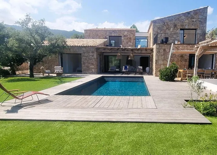 Bergerie Piana D'architecte Neuve, 8 Pers, Piscine Chauffee, A 10 Min * Gialla